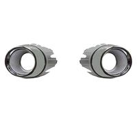gangxiao Gruppo Fendinebbia Per Kia Per Rio Per Pride Sedan 4DR 2015 2016 Fendinebbia Auto Fendinebbia Cornice Decorativa Copertura 92201-1W500 92202-1W500(Pair Frame)