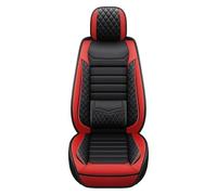 gangxiao Per A4 B8 B6 B7 Per A3 8P A5 Per Q2 Q3 A7 Q7 4L 100 Per C4 A6 4F C7 C5 Coprisedile Pelle Auto Cuscini Supporto Auto Coprisedili Anteriore(Red,Standard Edition)