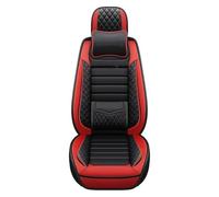 gangxiao Per A4 B8 B6 B7 Per A3 8P A5 Per Q2 Q3 A7 Q7 4L 100 Per C4 A6 4F C7 C5 Coprisedile Pelle Auto Cuscini Supporto Auto Coprisedili Anteriore(Red,Deluxe Edition)