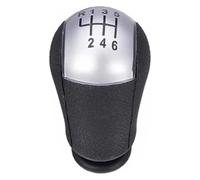 gangxiao Pomello Cambio Per Focus 2 Per Mondeo MK2 2004-2011 Pomello Cambio Cuffia Leva Custodia Copertura(6 Speed Silver Knob)
