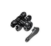 gangxiao supporto per telefono Braccio Antifurto A Doppia Presa Compatibile Con Il Supporto Per Telefono Per Bici E Moto Base Di Montaggio A Sfera Da 1 Pollice(Short Arm)
