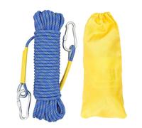 Gangying 8mm Corda da Arrampicata 70m per Arrampicata Statica Corda di Sicurezza con 2 Moschettone ad Alta Resistenza Carico di Rottura: 1000kg per Alpinismo Fuga Strumenti Salvavita
