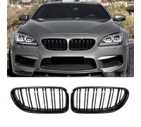Gangying F06 Griglie di Anteriore per BMW Serie 6 F06 F12 F13 Griglie Paraurti Nere Lucide i Griglie Radiatori a doppio rene frontali 2012-2017 (Non adatto per 6er GT)