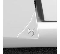 GaNkas 2 Pezzi Adesivo Anti-collisione per Angolo portiera Auto Adesivo AntiGraffio in Silicone per DS DS3 DS4 DS5LS DS6 DS7 DS9,White Style