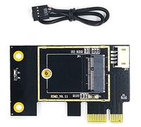 GANMEI La Scheda Adattatore per Scheda di Rete Wireless da M.2 Un PCIE NGFF Supporta La Scheda di Rete 7260 8265 1650 1675X AX200 AX210