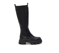 Ganni Black Leather Chelsea Boots - EU36/US6