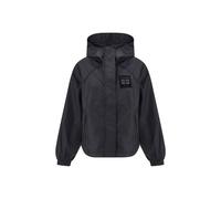 Ganni Black Nylon Shell Jacket - L/XL