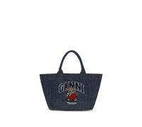 Ganni Blue Cotton Shoulder Bag