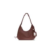 Ganni Bordeaux Recycled Leather Shoulder Bag