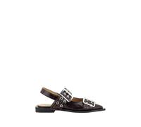 Ganni Buckle Ballerinas - EU37/US7