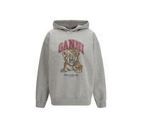 Ganni Gray Cotton Sweatshirt - L