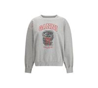 Ganni Gray Cotton Sweatshirt - S
