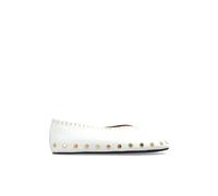 Ganni - Jenny Ballerina - - Shoes - Donna - Bianco - 37 EU