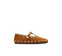Ganni - Mary Jenny Ballerina - - Shoes - Donna - Marrone - 40 EU