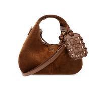 Ganni - Mini borsa Hobo - - Bags - Donna - Marrone - ONE SIZE