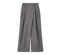 Ganni - Stripe Cross-over Pantaloni - - Trousers - Donna - Grigio - S