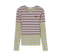 Ganni - Top a Maniche Lunghe a Doppio Strato - - Tops - Donna - Multicolore - S