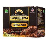 Ganoderma Reishi Coffee Mix, caffè istantaneo 2 in 1 ai funghi con Ganoderma Lucidum tutto naturale. Un integratore alimentare senza zucchero per sostituire il caffè normale - 30 bustine
