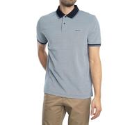 GANT 4-col Oxford SS Pique Polo, Dusty Navy, XXL Uomo