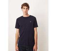 GANT - Archive - T-shirt blu navy con logo a stemma 46