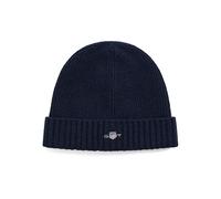 GANT Shield Wool Beanie Berretto, Blu Marino, Taglia Unica Unisex-Adulto