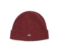 GANT Berretto Unisex Shield Wool, Rosso Prugna, Taglia Unica