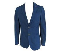 GANT Blazer In Twill Di Cotone Blu Mezzanotte Da Uomo 76088 Taglia US 34/ EU 44