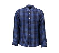 Gant Blu Cotton Men Shirt - S