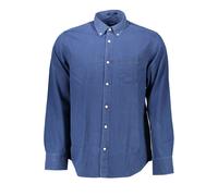 Gant Blue Cotton Men Shirt - S