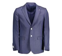 Gant Blue Linen Men Jacket - IT48 | M