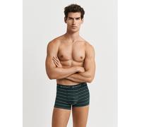 GANT Boxer grigio scuro / verde / bianco Uomo GANT L
