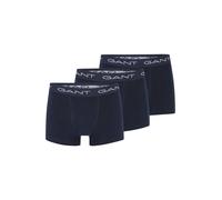 GANT Trunk 3-Pack Boxer a Pantaloncino, Marine, M Uomo