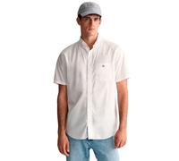 GANT - Reg Poplin Ss Shirt Bianco - Abbigliamento S Bianco