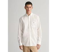 GANT Camicia uomo a maniche lunghe Reg Poplin Elegante Bianco S
