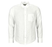 Gant Camicia a maniche lunghe REG GMNT DYED LINEN SHIRT in Bianco EU S