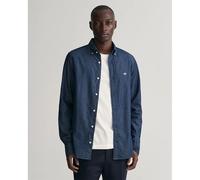 Gant Camicia A Maniche Lunghe Slim Indigo Bd