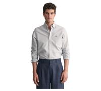 Gant Camicia A Maniche Lunghe Slim Oxford Banker Stripe
