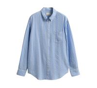 Gant - Camicia a Righe Seersucker - - Blouses & Shirts - Donna - Blu - S