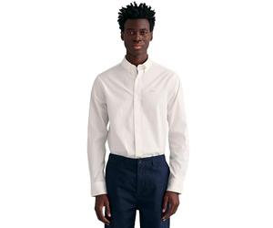 GANT Camicia Classica da Uomo Reg Pinpoint Oxford, Bianco, XL