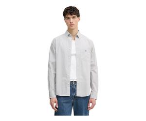 Gant - Camicia Classica in Popeline Gingham - - Shirts - Uomo - Grigio - L