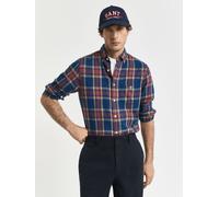 Gant Camicia con motivo a scacchi in twill GANT blu