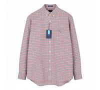 GANT Camicia Da Uomo In Cotone Reg Oxford Tattersall BD L A Quadri Con Tasca