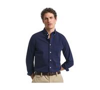 Gant - Camicia in Twill Vestibilità Regolare - - Shirts - Uomo - Blu - M