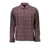 Gant - Camicia maniche lunghe Marrone Colletto francese - - Shirts - Uomo - Multicolore - S