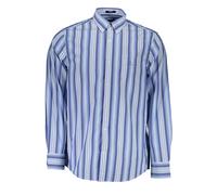 Gant Camicia Maniche Lunghe Uomo Azzurro
