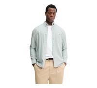Gant - Camicia Oxford Classica a Righe - - Shirts - Uomo - Verde - 2XL