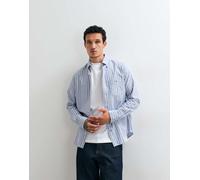 Gant - Camicia Oxford classica blu a righe vestibilità classica 56
