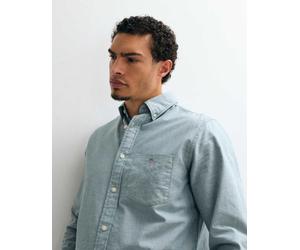 GANT - Camicia Oxford classica regular fit verde scuro 46