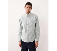 GANT - Camicia Oxford vestibilità classica verde gessato 52
