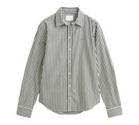 Gant - Camicia Regular Fit in Popeline a Righe - - Blouses & Shirts - Donna - Verde - L